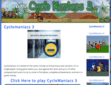 Tablet Screenshot of cyclomaniacs3.net